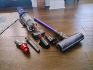 Dyson Cyclone V10 Vacuum Cleaner with accessories